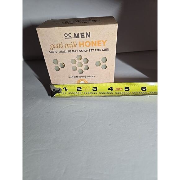 3 Bars MAN Soap - Goat's Milk Honey Oatmeal - 24 oz. Total - OC Men USA 8 Oz Ea - Picture 8 of 10